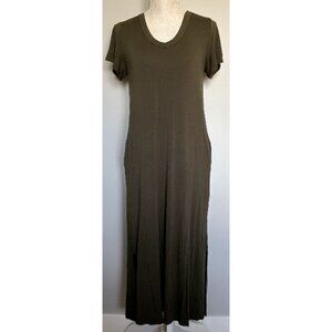 Women's Green Maurices 24/7 Maxi Dress w Pockets